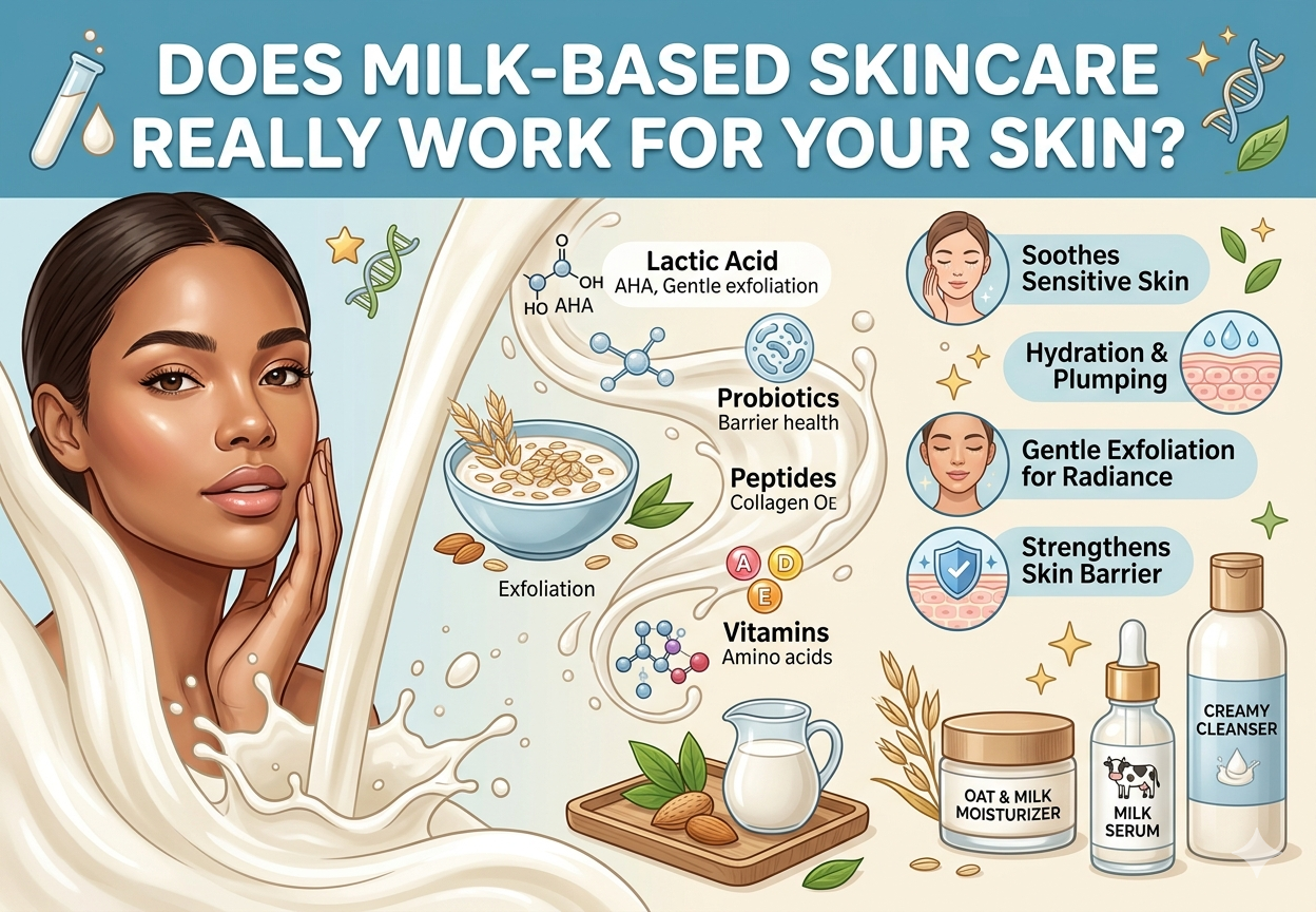 Does Milk-Based Skincare Really Work for Your Skin